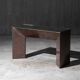 Patinated bronze console by Belgochrom, Belgium, 1970s.