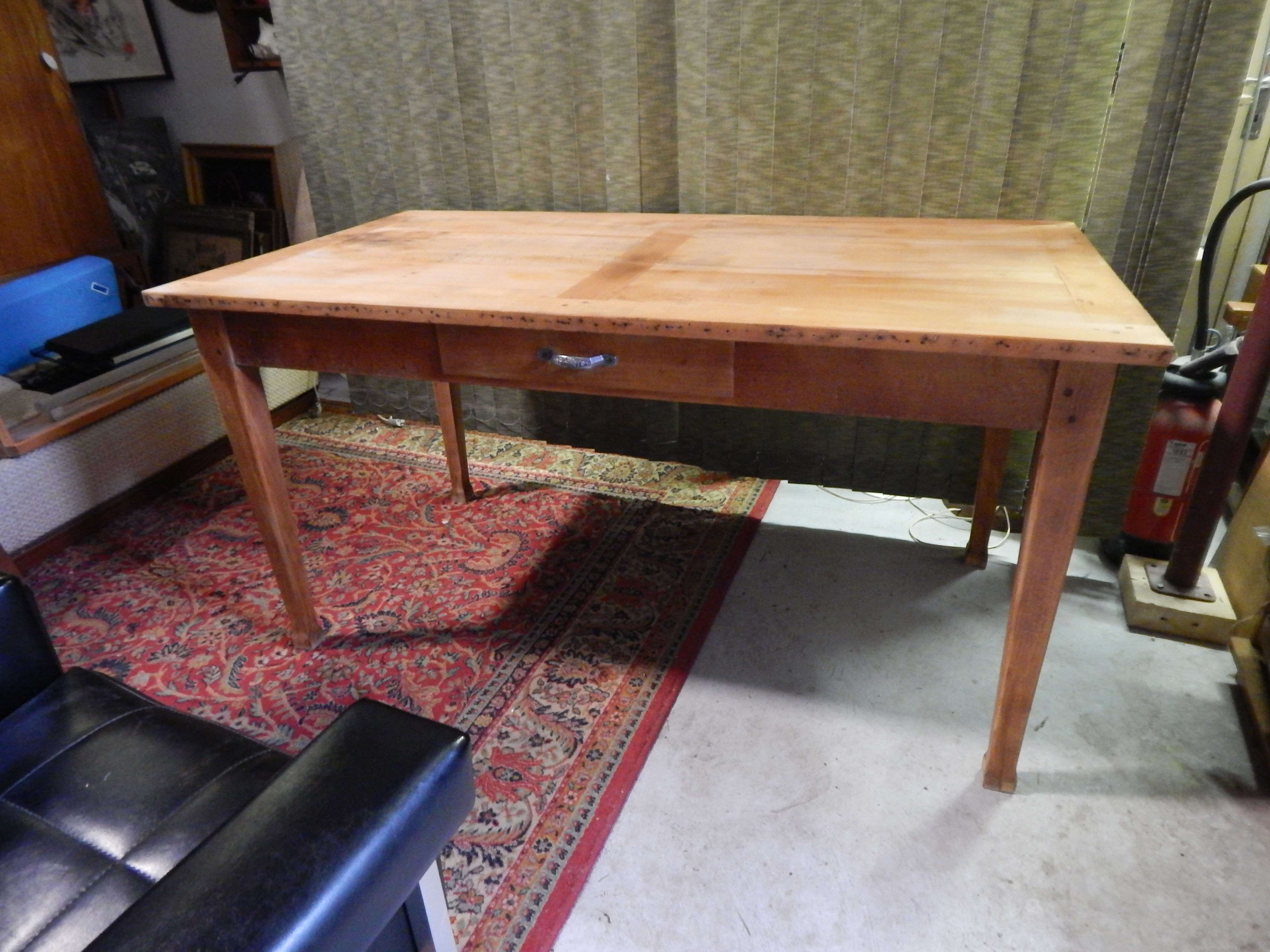 Old office farm table
