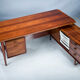 Executive Desk with Sideboard in Rosewood by Arne Vodder for Sibast Møbelfabrik, Denmark, 1950s