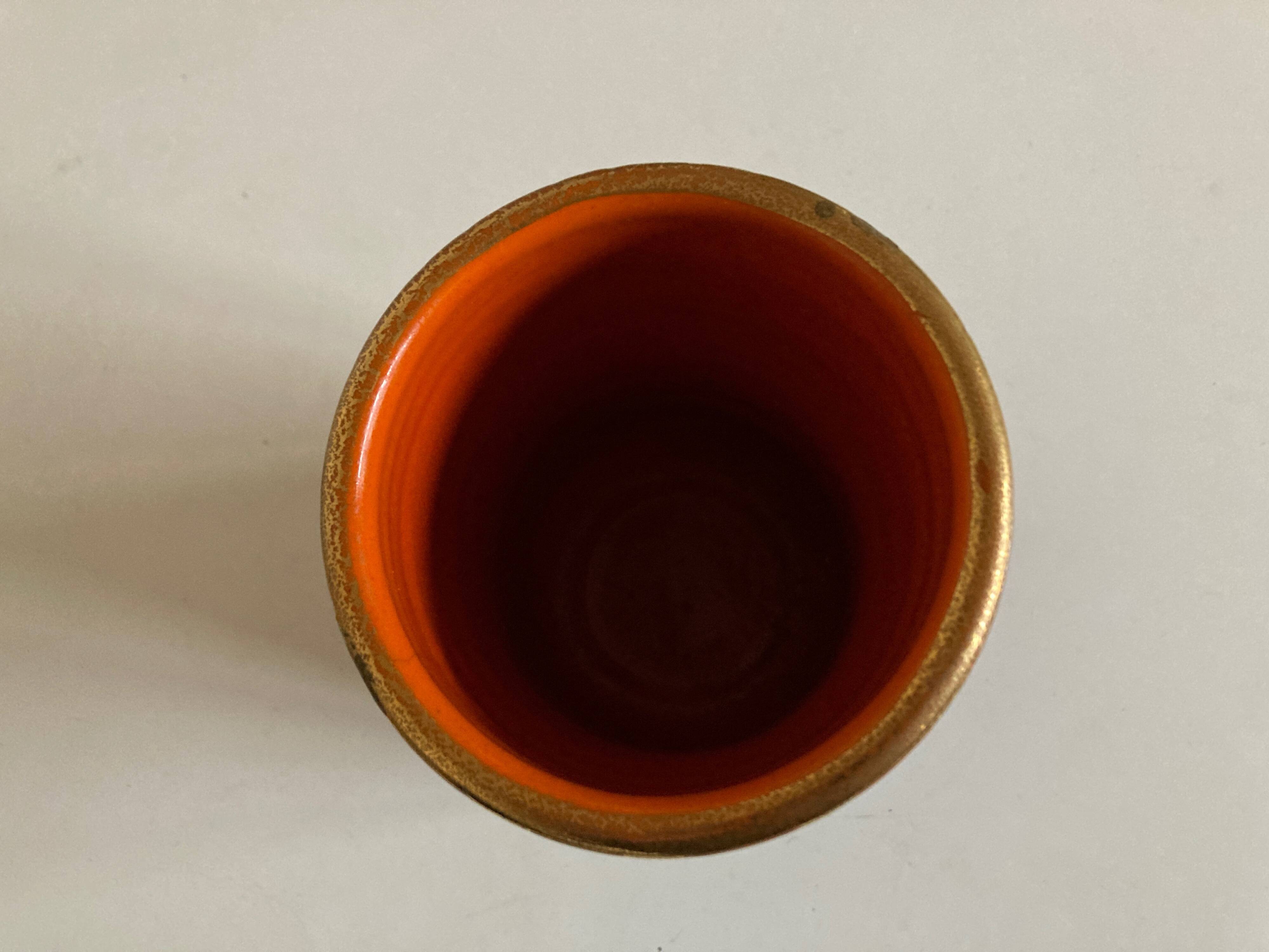 Seta series vase by Aldo Londi for Bitossi sgraffitto 1950 Italy