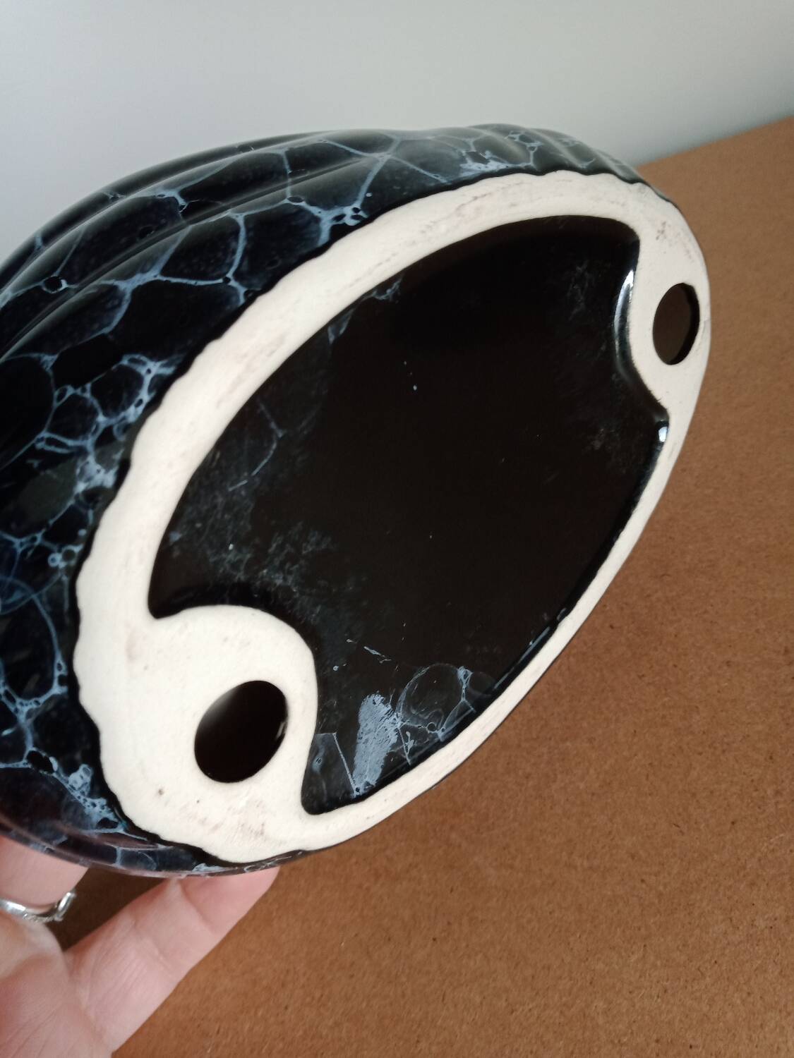 Vintage zoomorphic swan soap dish