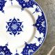 Lunéville flat plate in iron earth, "Alexandra" service