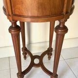 Louis XVI style round bedside table