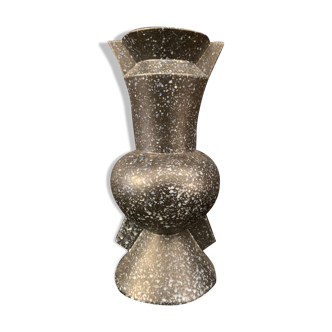Claude Dumas , geometric design vase.