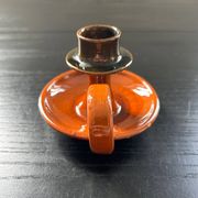 Earthenware candle holder