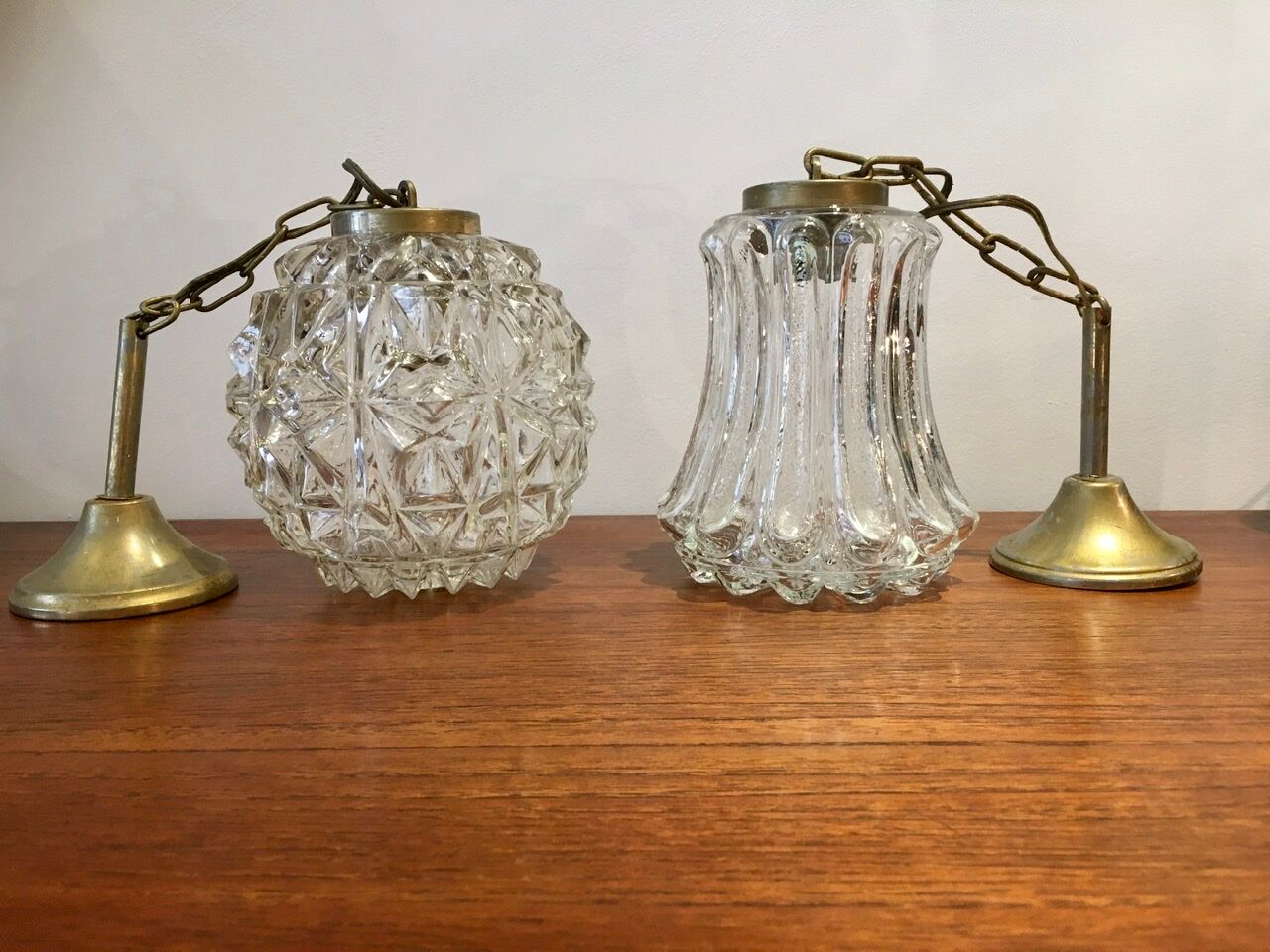Set of 2 hanging lamp