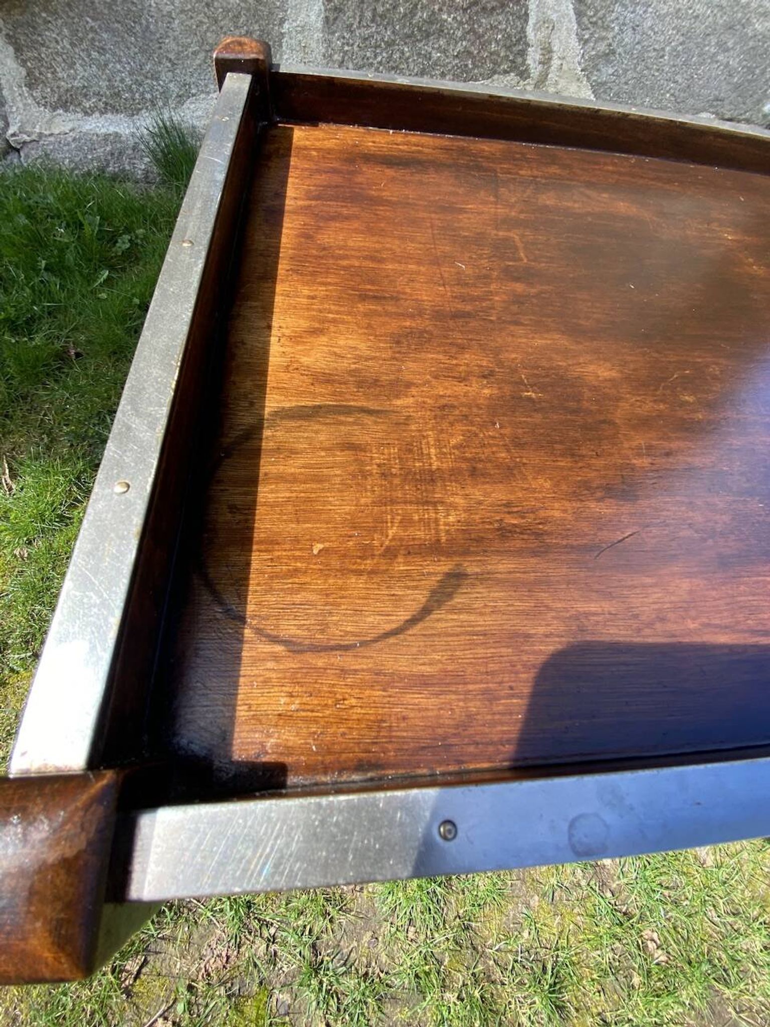 Serving trolley, rolling table, stamped ElloRolls from the 60s/70s