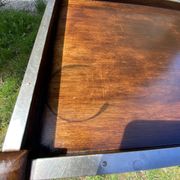 Serving trolley, rolling table, stamped ElloRolls from the 60s/70s