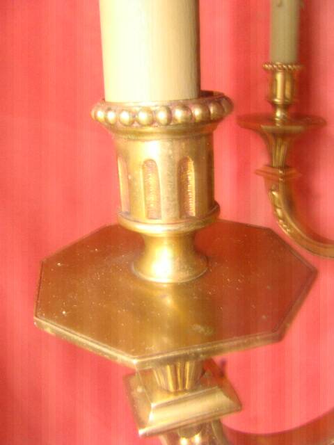 solid bronze chandelier with 5 light arms