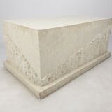 Table basse en pierre de Magnussen Ponte, années 1980