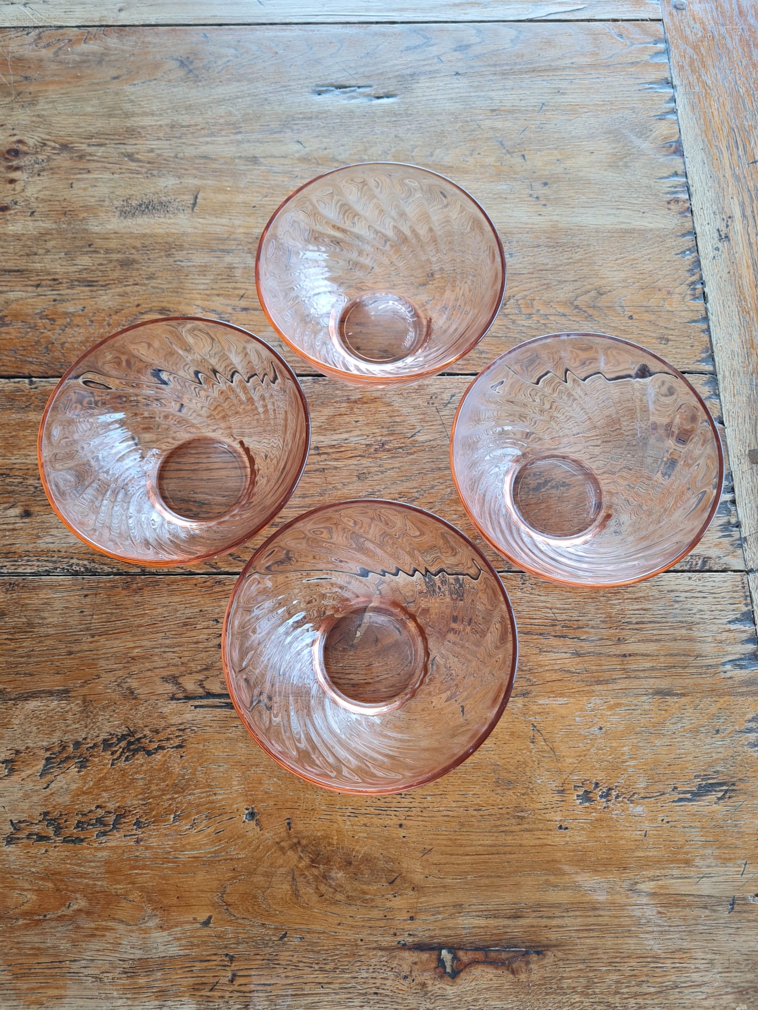 Set of 4 bowls arcopal model rosaline