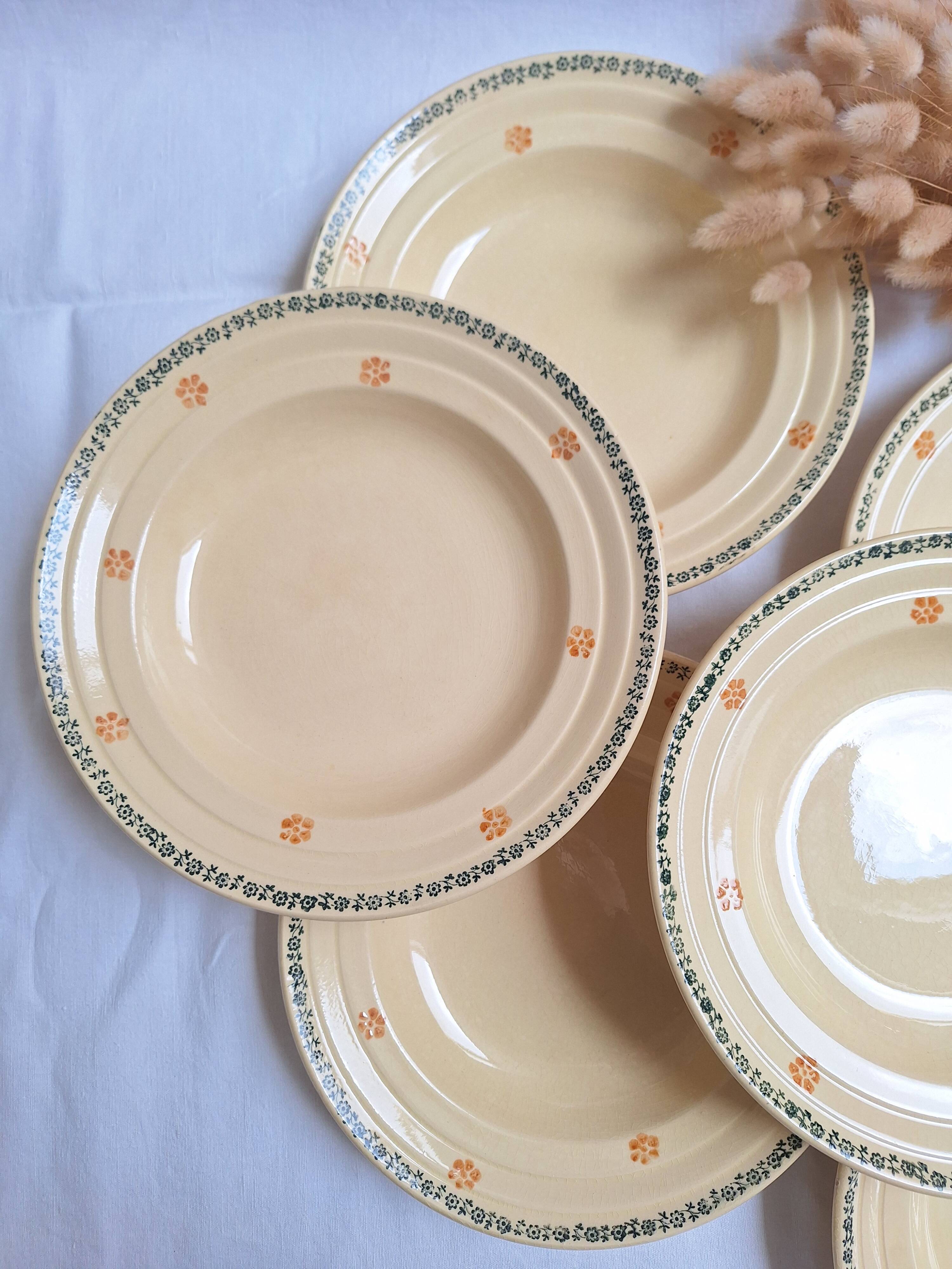 Vintage soup plates