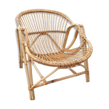 1960 rattan armchair