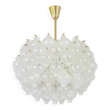 Glass chandelier Tulipan by Kalmar, Austria, 1960s