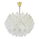Glass chandelier Tulipan by Kalmar, Austria, 1960s