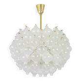 Lustre en verre Tulipan par Kalmar, Autriche, années 1960