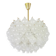 Glass chandelier Tulipan by Kalmar, Austria, 1960s