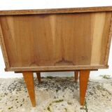 Light wood bedside table