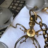 Lustre laiton vintage et ses apiques
