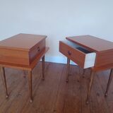 Pair of 60s bedside tables