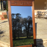 Oak mirror