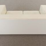 Throw Away sofa by Willie Landels for Zanotta 1965 in white vinyl