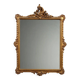 Antique Rococo-style mirror in carved gilded wood, 20th century.