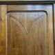 Art deco oak wardrobe
