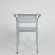 Vintage ‘Carrè VI’ metal arm chairs by Fly Line Italy 1990s