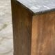 Nightstand - bedside table with marble top
