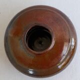 Vase rond en grès