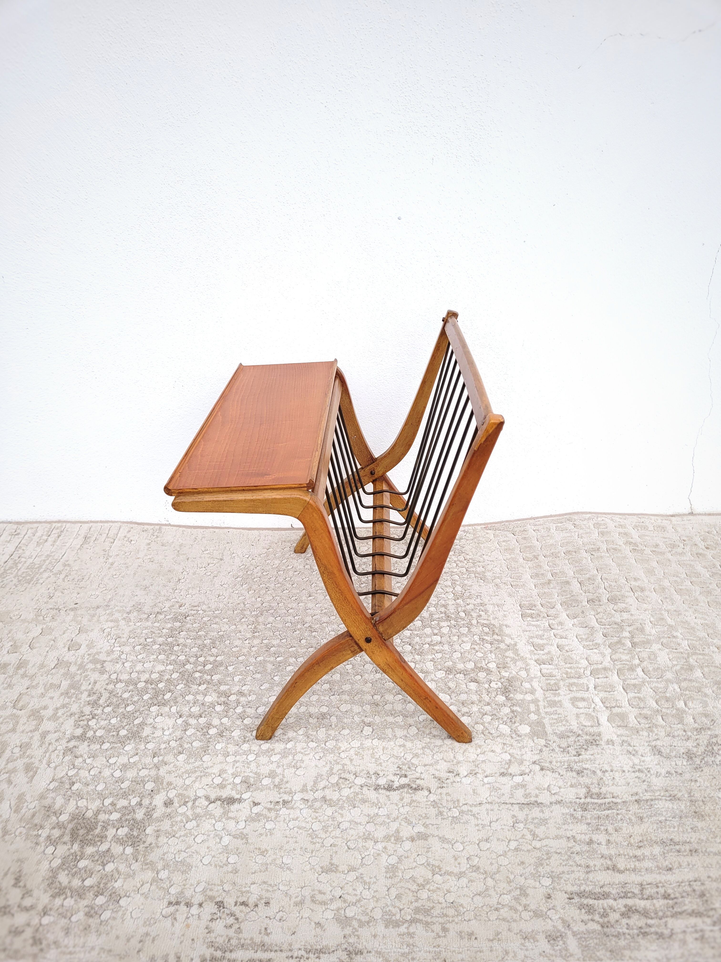 Magazine holder end of sofa 1950