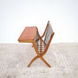 Magazine holder end of sofa 1950