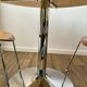 Tulip dining table with chrome base