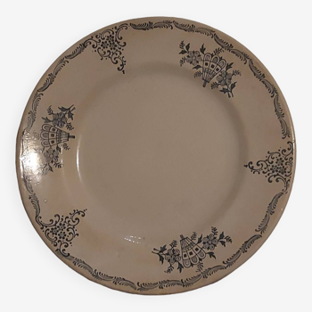 Assiette opaque  plate saint-armand