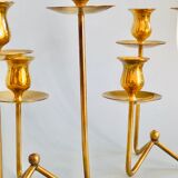 Pair of Danish brass candlesticks