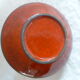 Ceramic vase geometric decoration vintage 70s