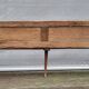 19th-century church pew, 245 cm long