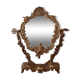 Miroir psychée pivotant bronze dore 29x34cm