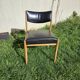 Chaise scandinave assise et dossier similicuir