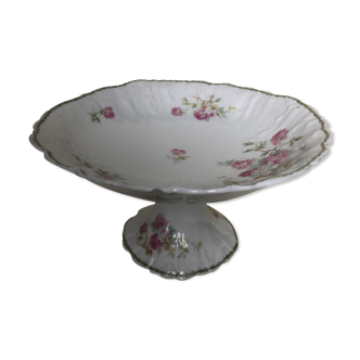 Coupe sur pied en porcelaine