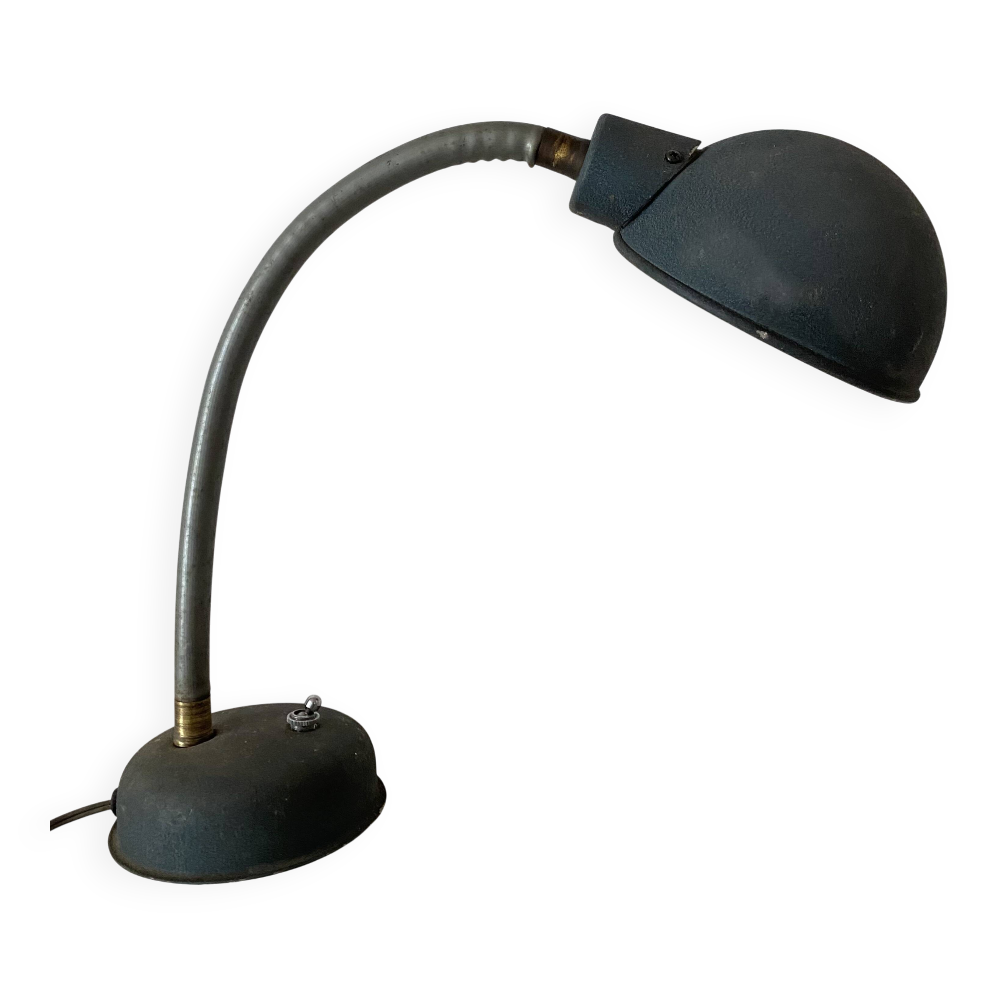 1950s Army Industrial Desk Lamp