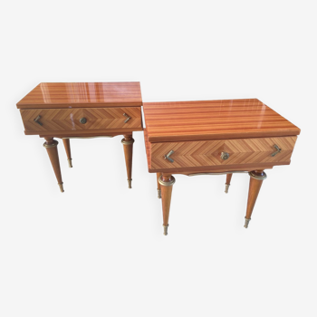 Pair of vintage bedside tables from the 50s and 60s