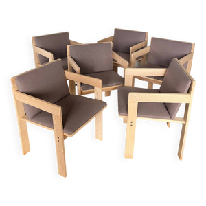 Suite de 6 fauteuils - fratelli
