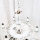 7-light art deco chandelier from the 1940s