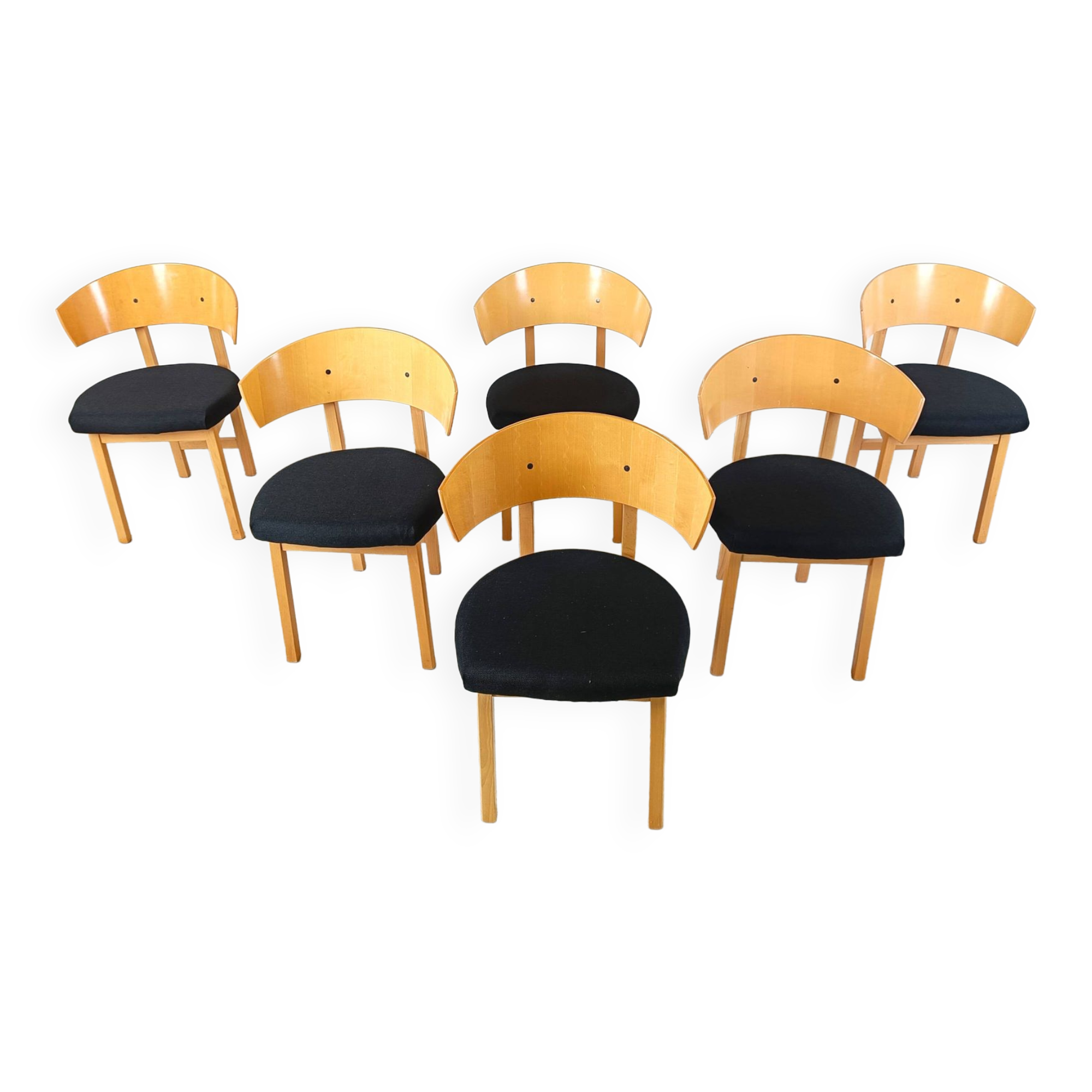 Vintage Ikea dining chairs by Niels Gammelgaard, 1990s