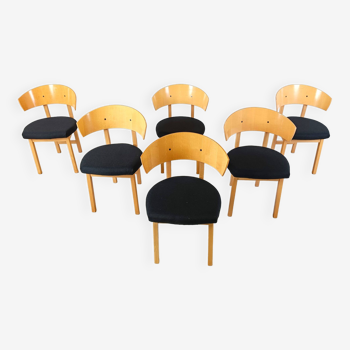 Chaises de salle à manger vintage Ikea par Niels Gammelgaard, 1990