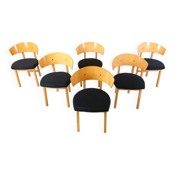 Chaises de salle à manger vintage Ikea par Niels Gammelgaard, 1990