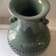 Celadon vase with openwork cranes H 29 cm