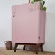 Pink storage cabinet